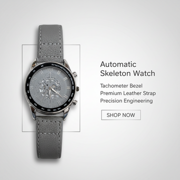 Vitz Vogue Gray Men Watch